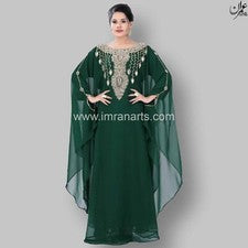 D124 Vestido Árabe Boda Abaya Étnico Farasha Elegante Caftán Marroquí