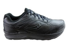 Saucony Mens Echelon Walker 3 Cushioned Comfortable 2E Wide Fit Shoes - Leather