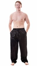 Pantalones de salón de satén Up2date Fashion para hombre, estilo MSP63