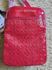 Cartera Bandolera Tommy Hilfiger Roja, Bolso de Viaje, Bolso de Mano