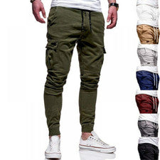 Pantalones de los hombres nuevos pantalones Jogger de moda para hombre hombres F