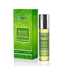Perfume enrollable Meena Fragrances Rooh E Mogra aroma de larga duración 8 ml