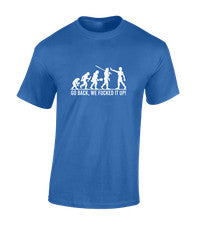 CAMISETA GO BACK WE FUC*ED UP PARA HOMBRE DISEÑO DE ESLOGAN ESTAMPADO BROMA TOP de moda