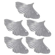 5 PIEZAS Decoración del Hogar Casa Adorno Hogar Ginkgo Hoja de Metal