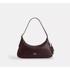 COACH Ella Bolso de Hombro Pequeño Cuero Liso CDV35 IMXAL Espresso...