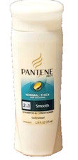 Pantene Champú y Acondicionador Suave 2 en 1 Soluciones para Cabello Normal-Grosor