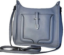 Cartera con cremallera para mujer, Charlie encantador, estilo clásico azul/gris, ¡se ve cara!
