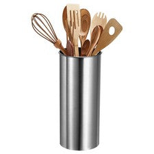 Soporte para Utensilios de Cocina, Soporte para Utensilios de Acero Inoxidable 3.1x7.1", Plateado