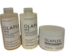 Champú Olaplex Nº 4 y acondicionador Nº 5 8,5 oz y máscara nutritiva sin peso 6,7 oz