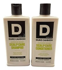 Lote de 2 champú y acondicionador Duke Cannon grado superior cuidado del cuero cabelludo dúo - NUEVO