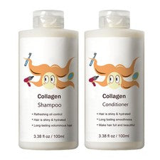 Champú y acondicionador suavizante voluminizador para cabello serie Hair Care 1 pieza 100 ml