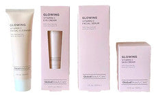 Global Beauty Care Brillante Vitamina C Limpiador Crema de Ojos Suero Crema para la Piel Todo 4 Piezas
