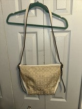 Bolso de hombro COACH pequeño para mujer en caqui claro/tiza exclusivo