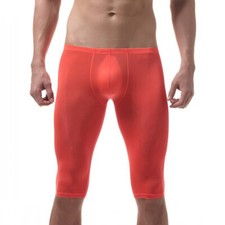 Pantalones cortos adelgazantes de seda helada para hombre Pantalones de longitud media Moda Pantalones de cinco puntos