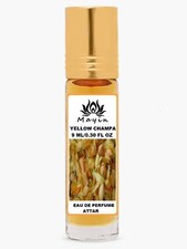 Mayin Yellow Champa Attar Perfume For Unisex Long Lasting Scent 9ml