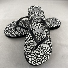 ¡NUEVO! Sandalias chanclas ROXY 'Guppy' para mujer, 7 - negras blancas