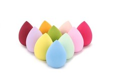 Paquete de 10 aplicaciones de maquillaje de belleza base licuadora tampón esponja conjunto impecable