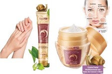 CREMA FACIAL MULTIFUNCIONAL CON BABA DE CARACOL MAS ELIXIR Y CREMA PARA MANOS