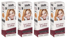 Color de cabello CoSaMo #772 rubio dorado claro, se compara con el cuidado amoroso #72 (paquete de 4)