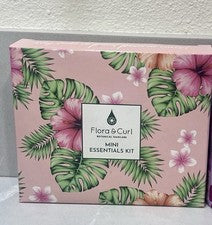 Flora & Curl Mini Essentials Kit, Champú, Acondicionador, Gel, Crema, Spray Nuevo en Caja