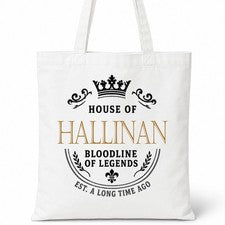 Bolso Shopper Casa Of Algodón Apellido Familiar Hallinan