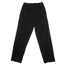 Pantalones deportivos elásticos para hombre estilo jogger bolsillo con cremallera negros elásticos talla XL