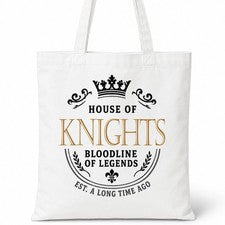 Bolso Shopper House Of Cotton Knights Family Surname