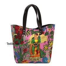 Bolso de mano Frida Kahlo rosa indio para mujer Bolso de mano de moda Bolsos de hombro para mujer