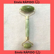 Masajeador Facial Rodillo Skincare Jade para el cuidado del rostro