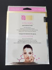 Mascarilla Tratamiento Spa Colágeno Global Beauty Care, Suero Antienvejecimiento, 2 Tratamientos