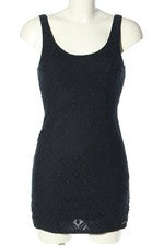 Vestido de verano Hollister minivestido encaje negro mujer talla 32 algodón casual