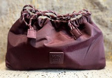 Bolso de Maquillaje Cult Beauty x HUSH Edición Limitada Ciruela Púrpura con Cordón~NUEVO SIN CAJA~