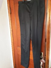 Pantalón de Vestir Westport Hombre 40 Largo Negro Resistente al Agua y Manchas Nuevo