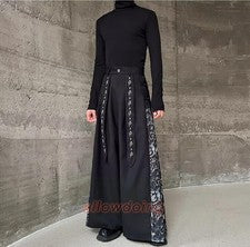 Hombres Otoño Moda Estilo Chino Retro Suelto Estampado Pantalones Fiesta Vestido Pantalones