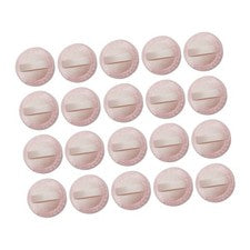20 piezas aplicador de polvo soplo belleza maquillaje almohadillas polvo para mujer
