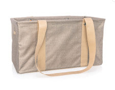 NUEVO bolso de mano utilitario mediano lavandería 31 regalo en oro esmerilado metálico