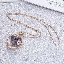 Collar botella perfume flor colgante gargantilla collares para mujer