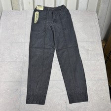 Pantalones Cónicos Lavana Moda Joven Hombres Gris Oscuro Denim 30x32 Bolsillos Cortados Nuevos con Etiquetas