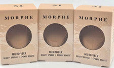 Pack de 3 esponjas de belleza de microfibra Morphe nuevas en caja