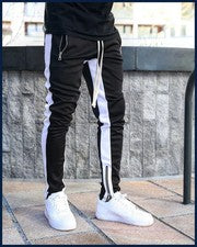 Nuevos Pantalones informales de moda para hombre Ropa deportiva Ajustados Pantalones masculinos Gimnasios Chándales