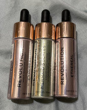 Iluminador líquido Makeup Revolution 2 Ethereal 1 Mermaid Scales .61 fl oz sellado