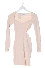 NA-KD Vestido Casual Manga Larga Elegante Beige Mujer Talla 34