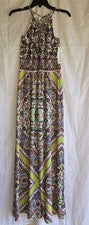Maxi Vestido Estilo Londres Nuevo con Etiquetas Boho Para Mujer Sin Mangas Cachemira - Talla 4