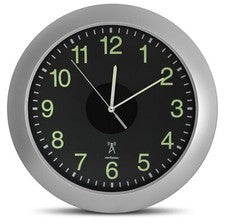 - Reloj de pared solar analógico diseño de radio reloj con números grandes fácil de leer ide...