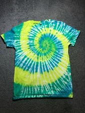 Camiseta clásica espiral tie dye/estilo grande suave/teñida personalizada
