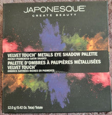 Paleta de sombras de ojos JAPONESQUE CREATE BEAUTY Terciopelo Touch METALES PIGMENTOS