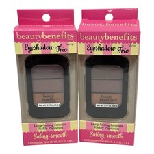 (2) Beauty Benefits sombra de ojos trío VAMP cobre malva Markwins belleza 0,17 oz/4,8 g