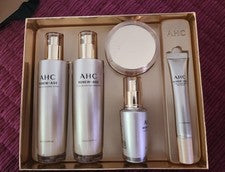 AHC Renew Age Total Skincare Juego de 5 piezas tónico emulsión ampolla crema crema para ojos