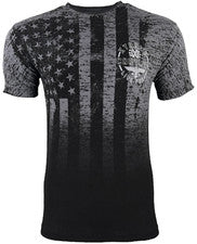 Camiseta para hombre Xtreme Couture By Affliction Crestmore bandera de Estados Unidos águila S-5XL