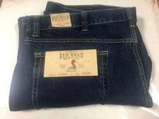 Pantalones de mezclilla pelirrojos para hombre nuevos en paquete original estilo clásico ¡W -42 L-30!!